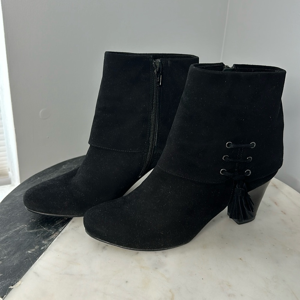 Ditto by VANEli Suede Ankle Boots With Tassle